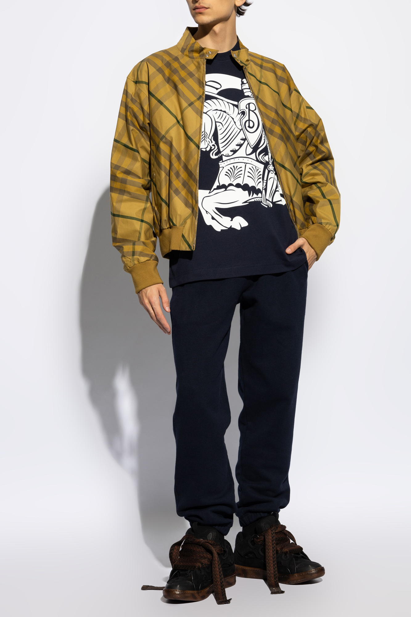 キッズ用ボトムス Burberry FW25 'Jackson' joggers (8108051 BLACK) SchaferandweinerShops Spain - Sweat shorts Burberry Kids